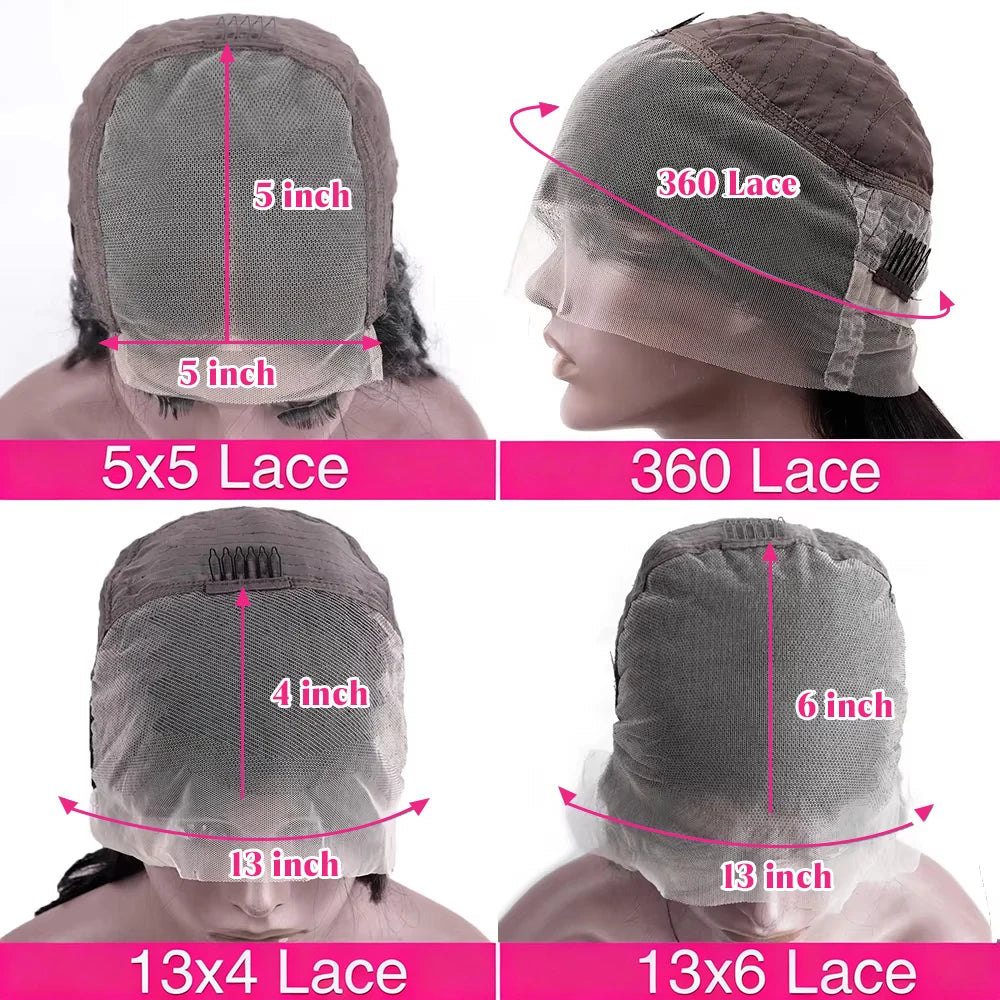 Umi 16-32 Inch 13x4 Hd Lace Front Wig 300% Density Brazilian Bone Straight 100% Human Hair Wigs Natural Black pre pluck Hairline